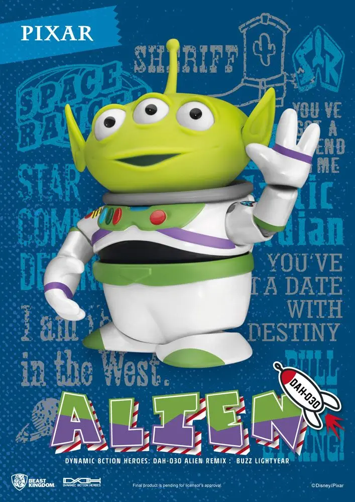 Toy Story Dynamic 8ction Heroes Action Figure Alien Remix Buzz Lightyear 16 cm product photo