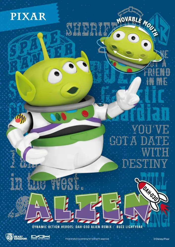 Toy Story Dynamic 8ction Heroes Action Figure Alien Remix Buzz Lightyear 16 cm product photo