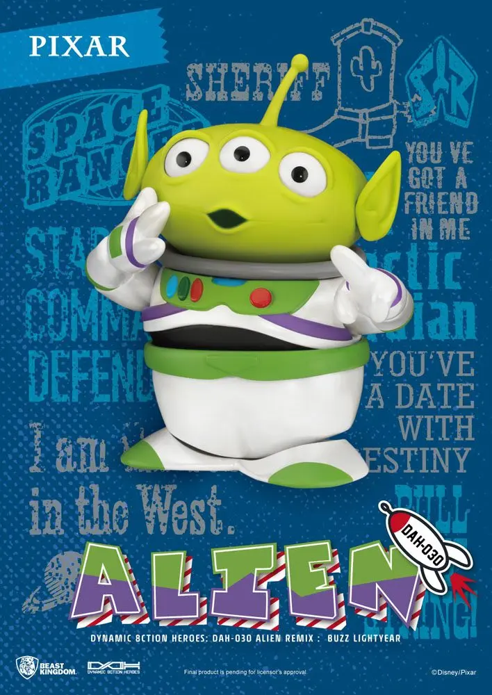 Toy Story Dynamic 8ction Heroes Action Figure Alien Remix Buzz Lightyear 16 cm product photo