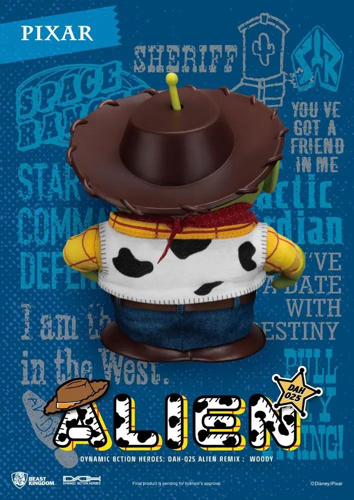 Toy Story Dynamic 8ction Heroes Action Figure Alien Remix Woody 16 cm product photo