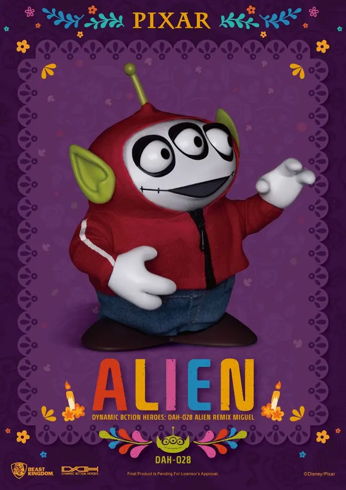 Toy Story Dynamic 8ction Heroes Action Figure Alien Remix Miguel (Coco) 16 cm product photo