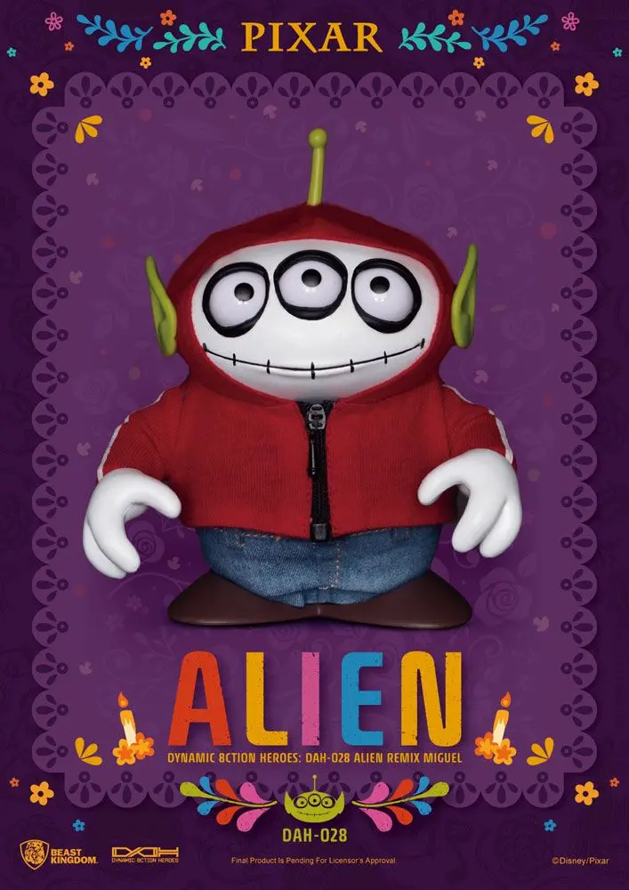 Toy Story Dynamic 8ction Heroes Action Figure Alien Remix Miguel (Coco) 16 cm product photo