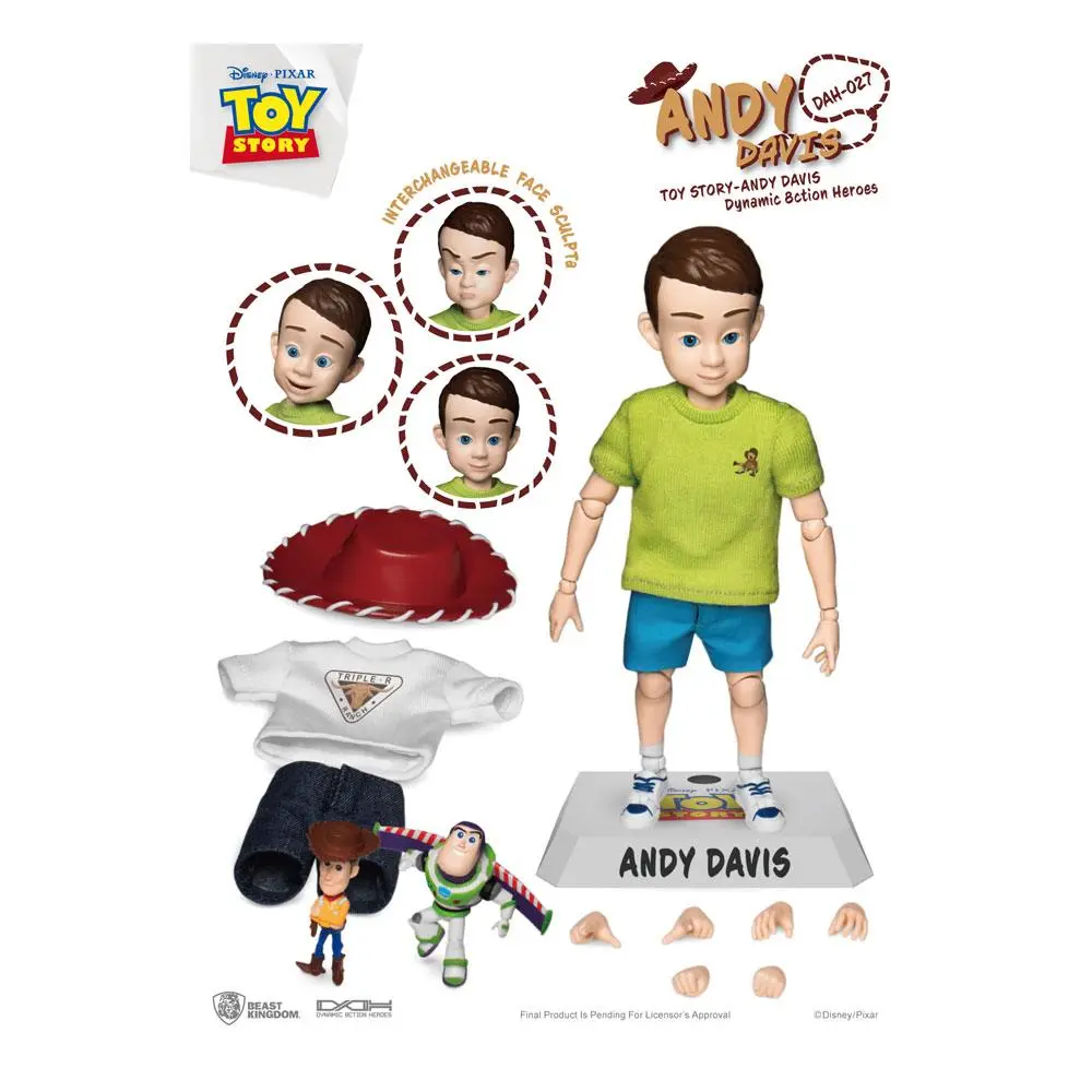 Toy Story Dynamic 8ction Heroes Action Figure Andy Davis 21 cm product photo
