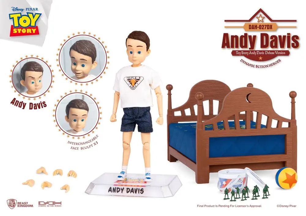 Toy Story Dynamic 8ction Heroes Action Figure Andy Davis Deluxe Version 14 cm product photo
