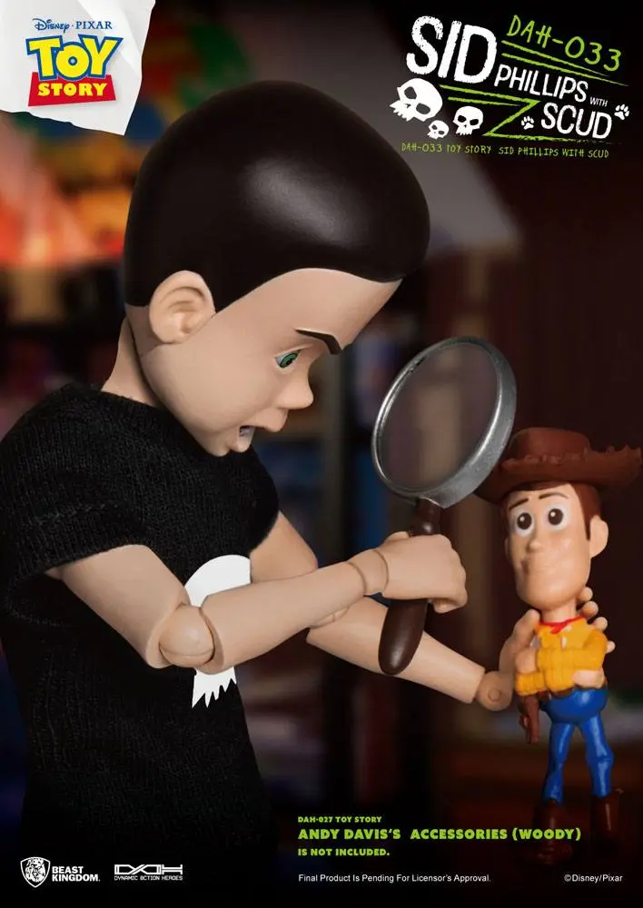 Toy Story Dynamic 8ction Heroes Action Figure Sid Phillips &amp; Scud 21 cm product photo