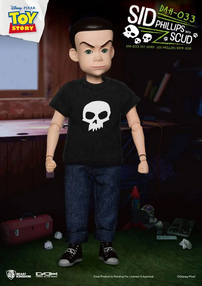 Toy Story Dynamic 8ction Heroes Action Figure Sid Phillips &amp; Scud 21 cm product photo