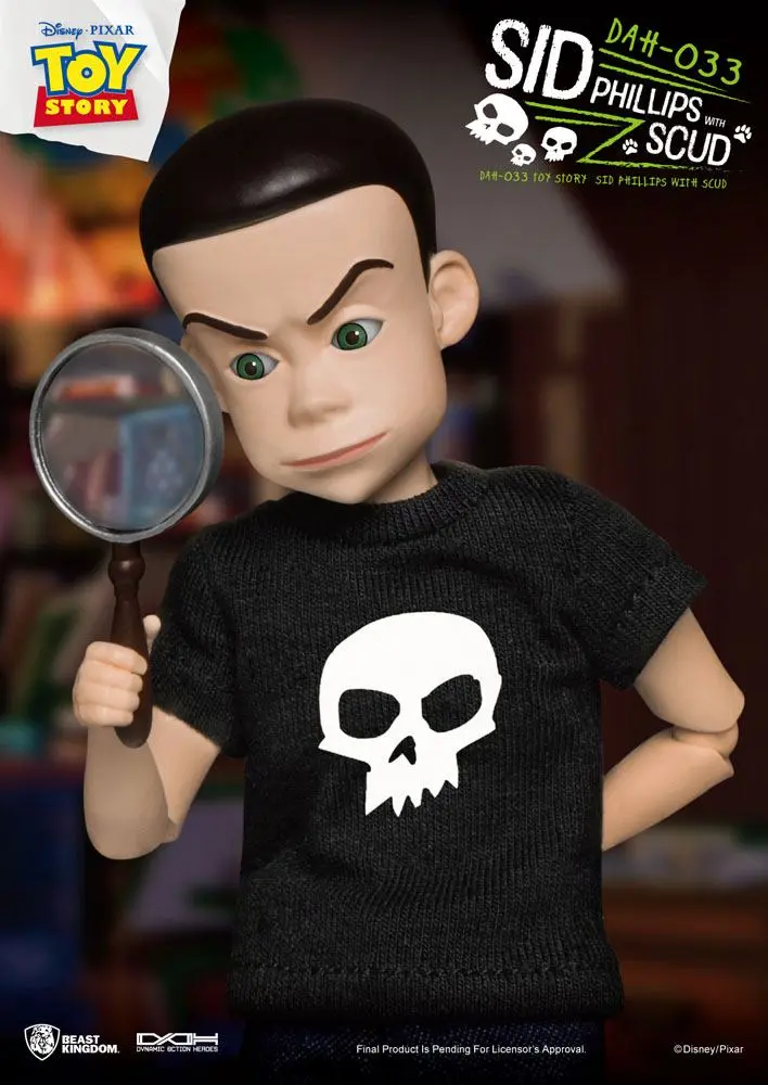 Toy Story Dynamic 8ction Heroes Action Figure Sid Phillips &amp; Scud 21 cm product photo