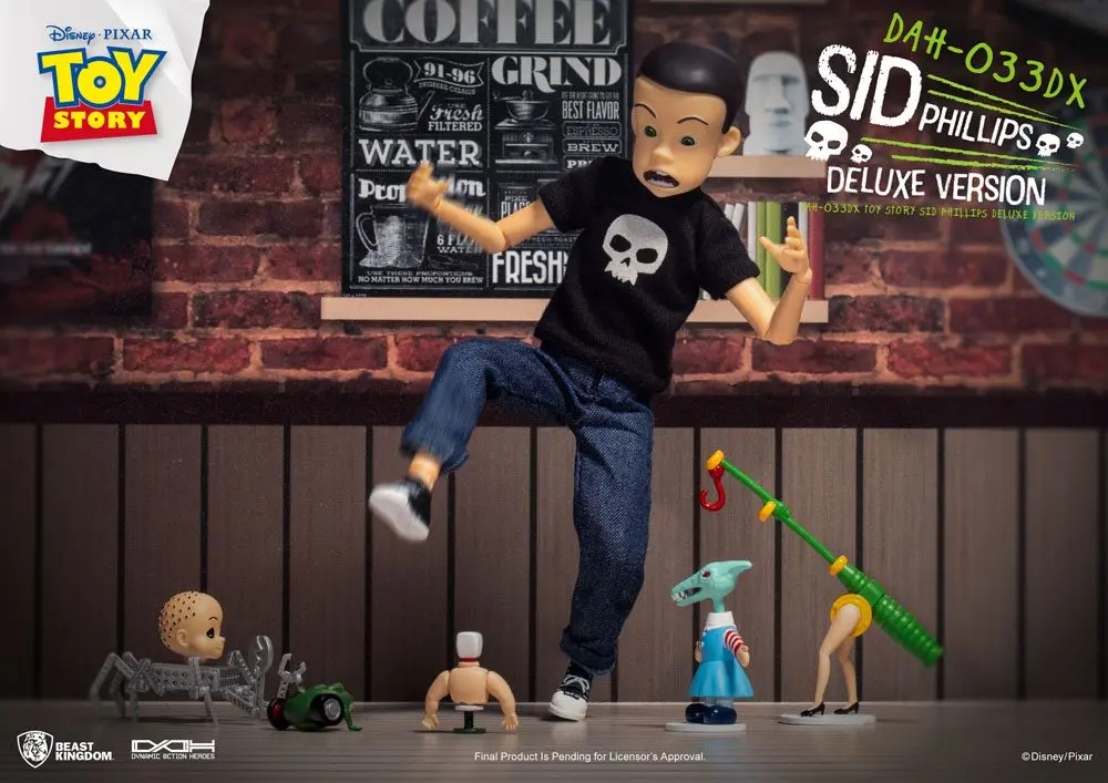 Toy Story Dynamic 8ction Heroes Action Figure Sid Phillips Deluxe Version 14 cm product photo