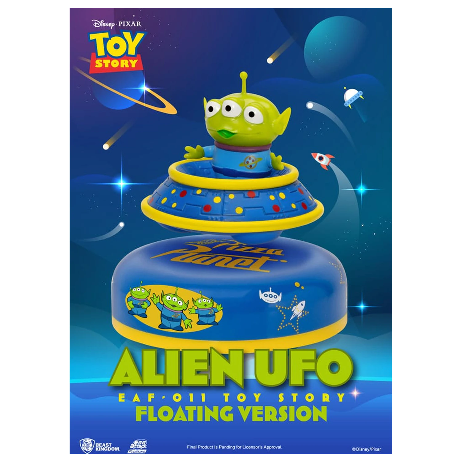 Toy Story Egg Attack Floating Model Alien UFO 6 cm product photo