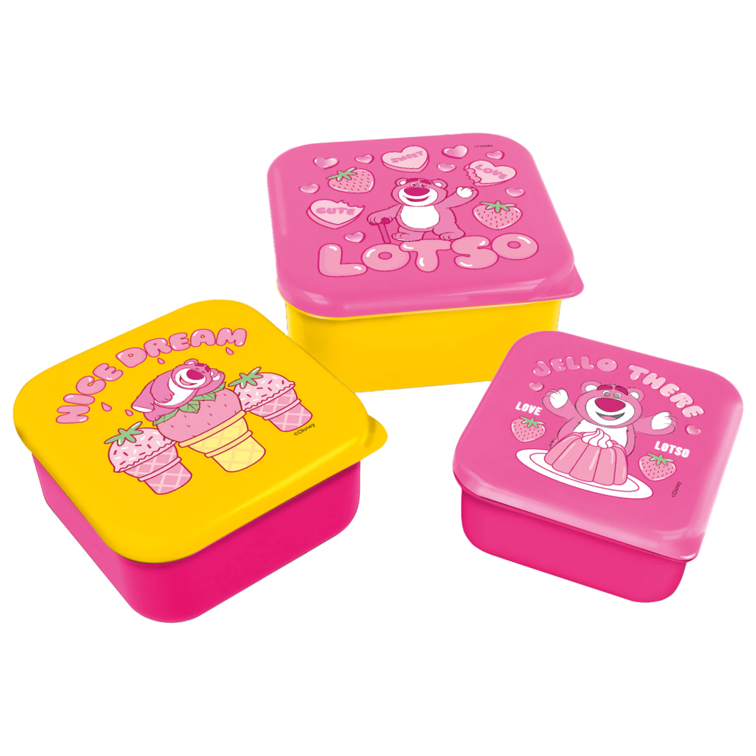 Toy Story Lotso Snack Boxes 3 pcs product photo