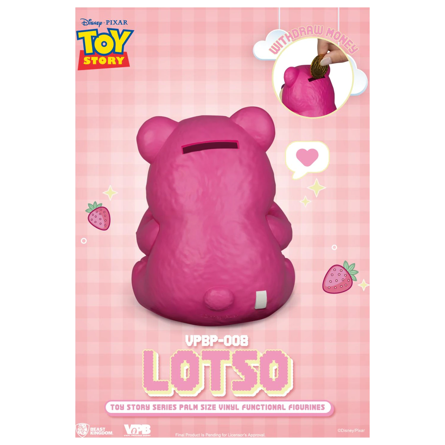 Toy Story Lotso Bank Vinyl Figure 11.6cm product photo