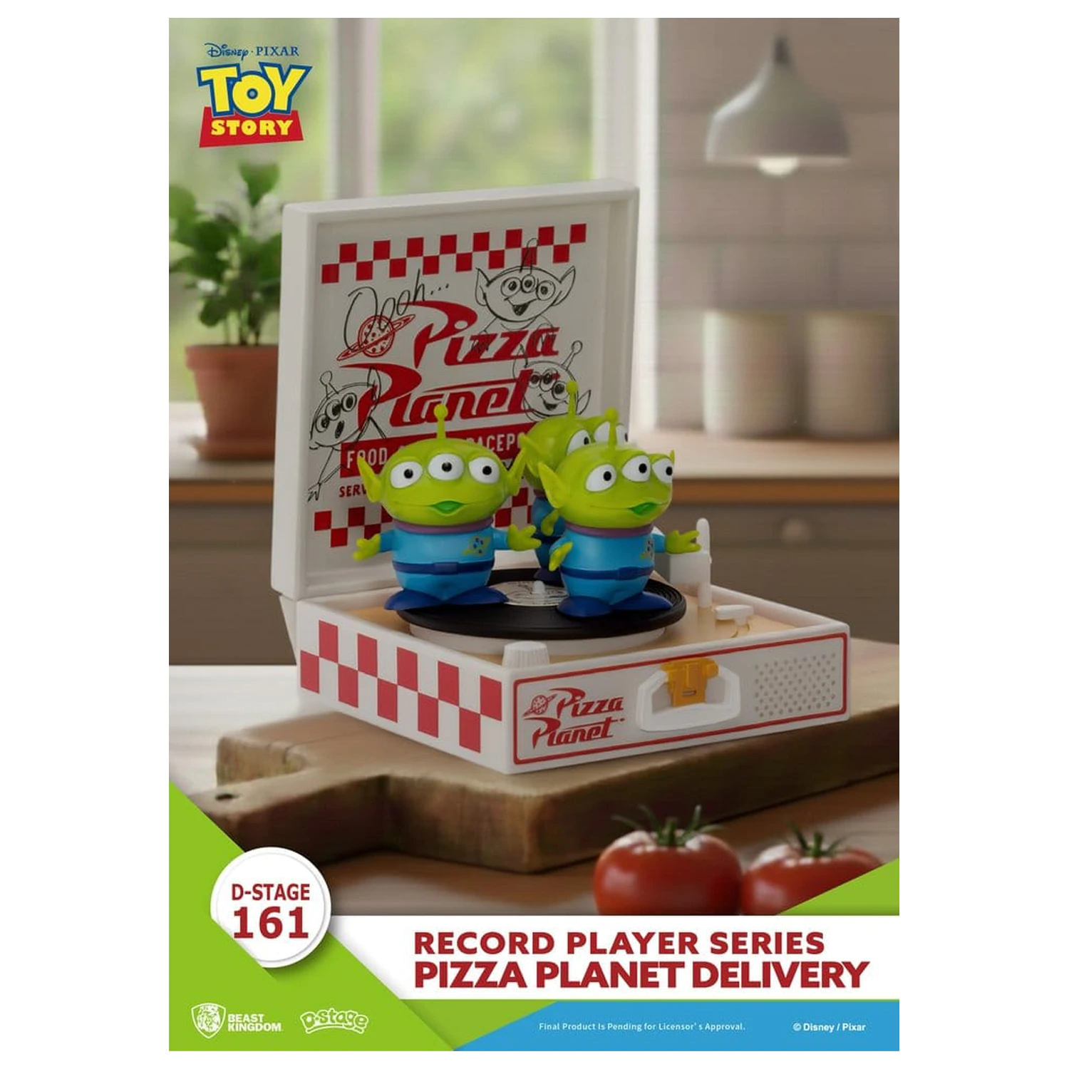 Toy Story Record Player Series PVC figure Pizza Planet Delivery 12 cm product photo