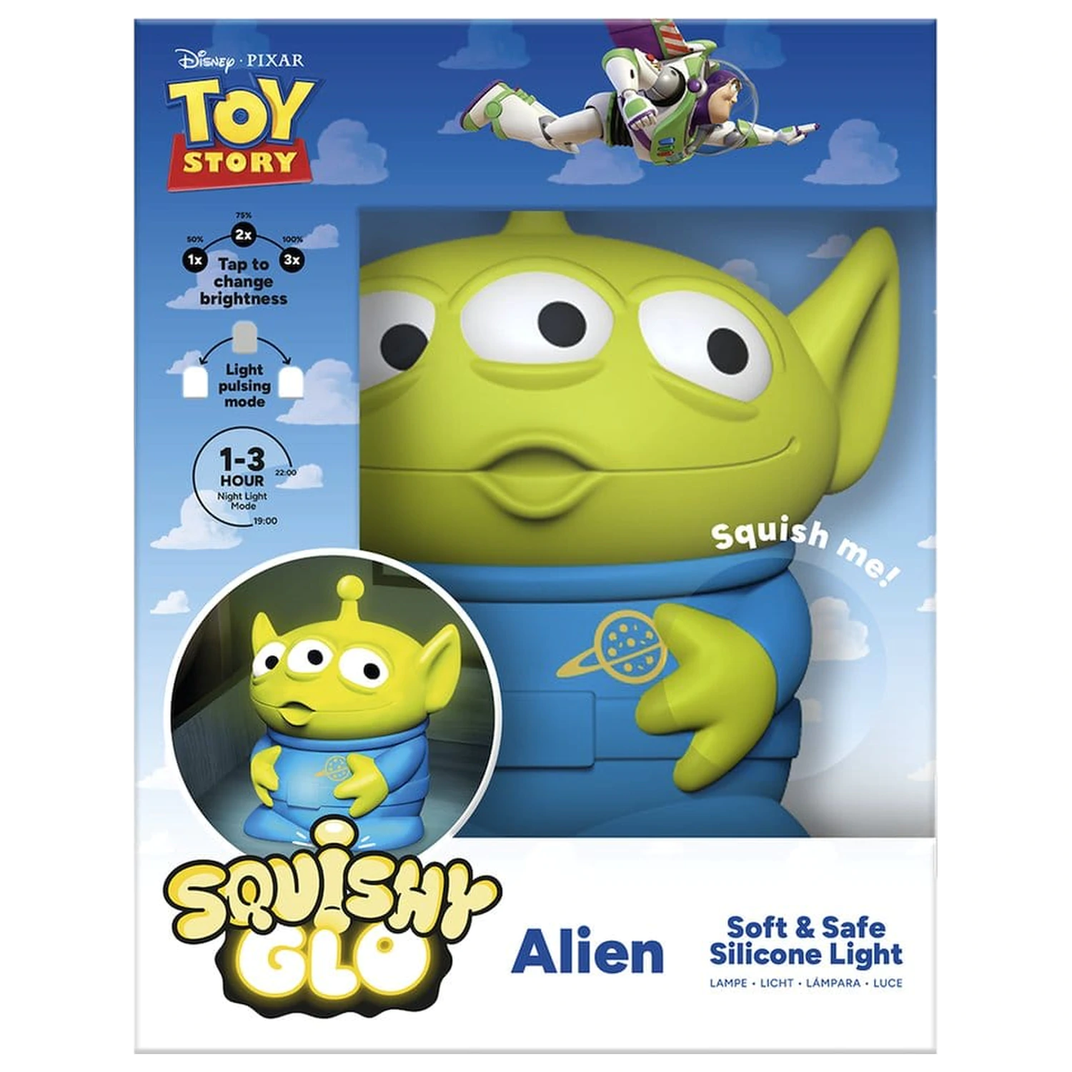 Toy Story SquishyGlo Silicon Light Alien Rechargeable product photo