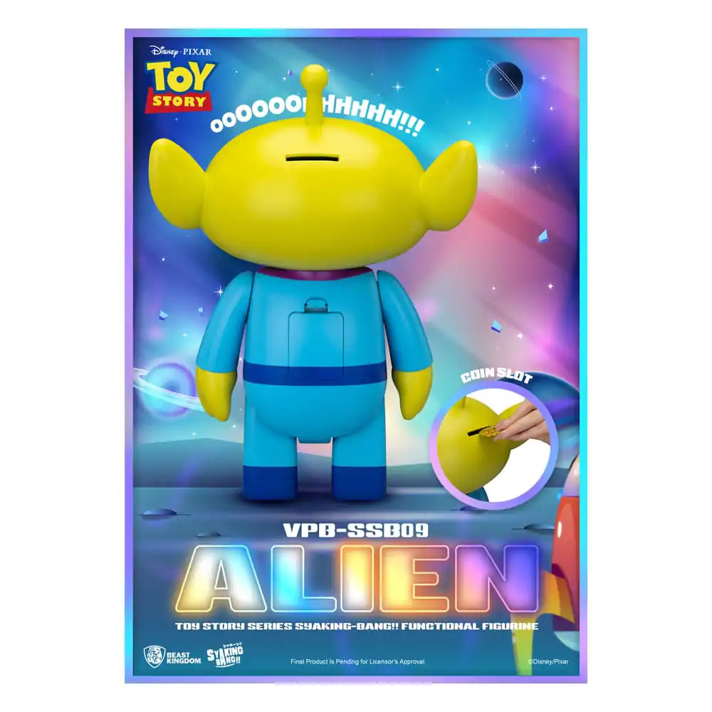 Toy Story Syaking Bang Series PVC coin bank Alien 33 cm product photo