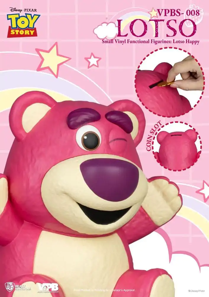 Toy Story Piggy Vinyl Bank Lotso Happy Vers. 25 cm product photo