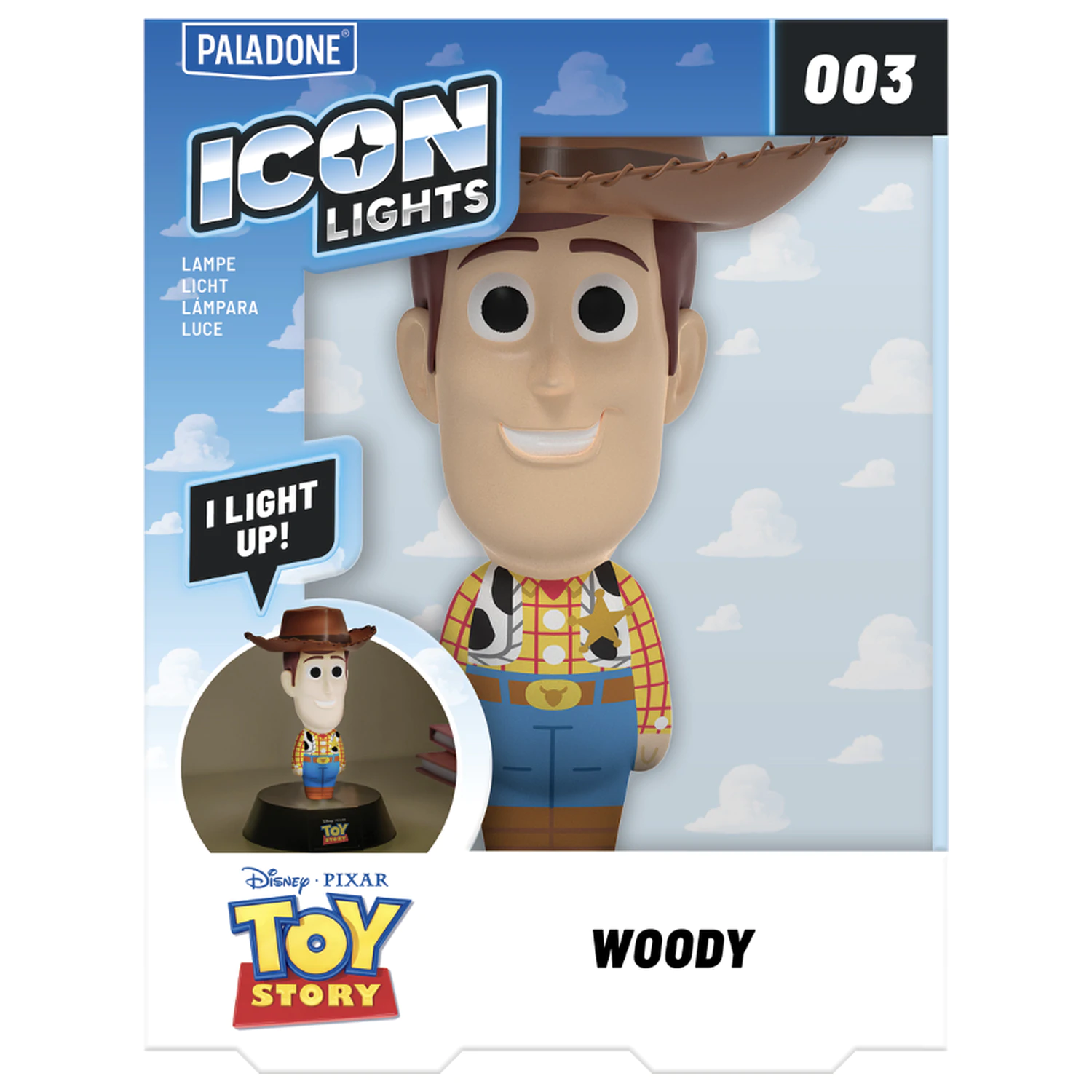 Toy Story Woody Icon Lamp 11 cm product photo
