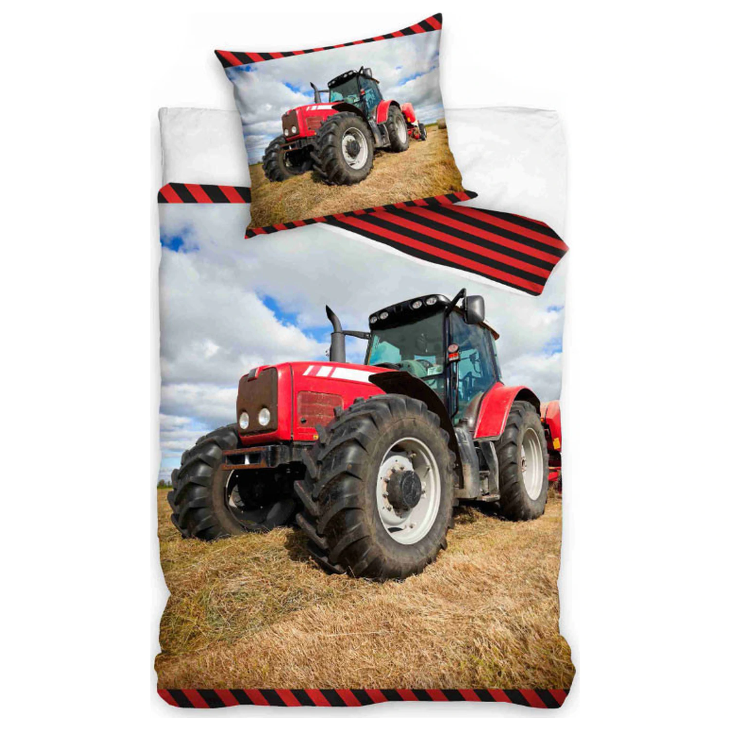 Tractor Field Work Duvet Cover product photo