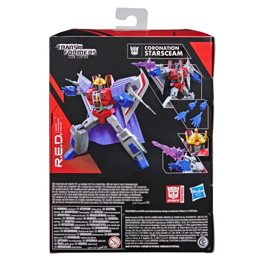 Transfomers Generations R.E.D Coronation Starscream figure 15cm product photo