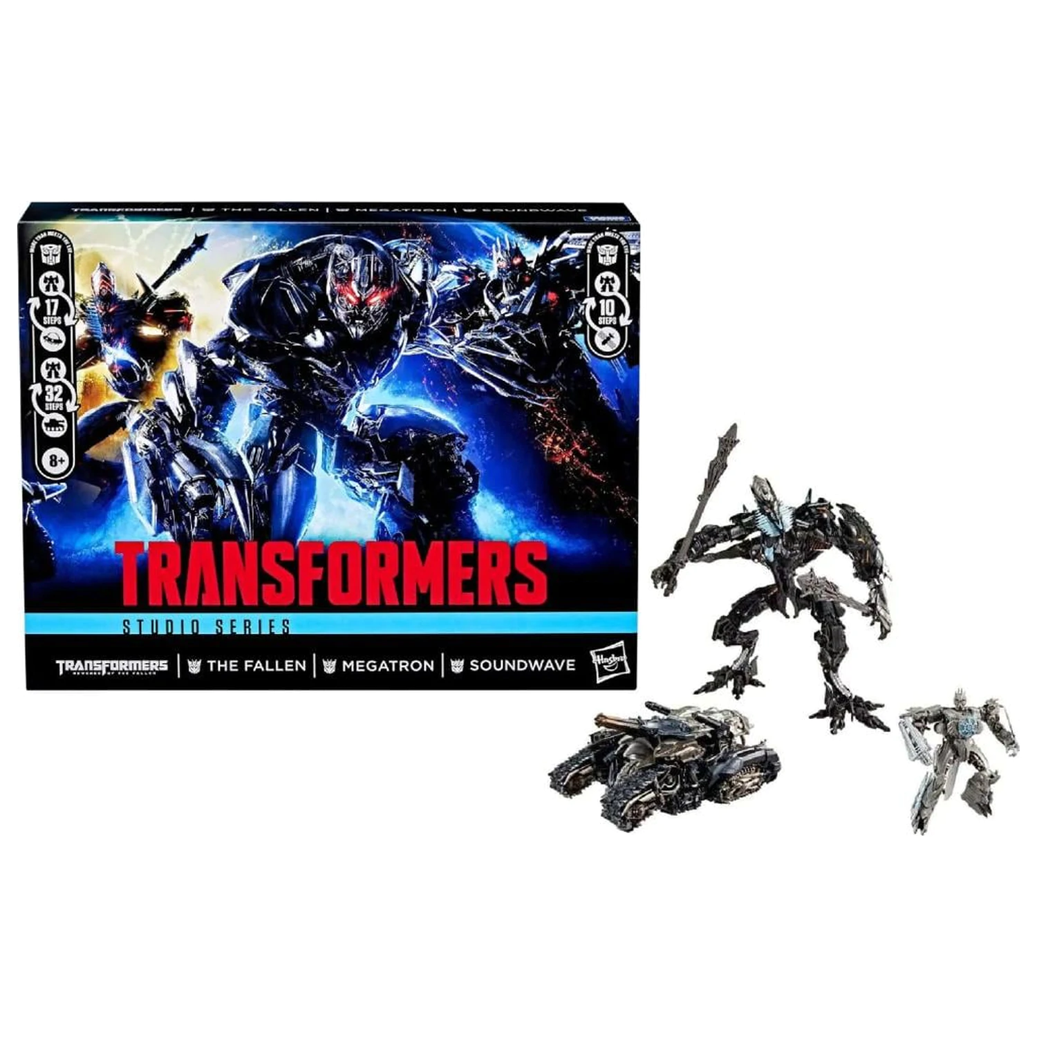 Transformers 2: The Fallen, Megatron & Soundwave 3-pack figure set product photo