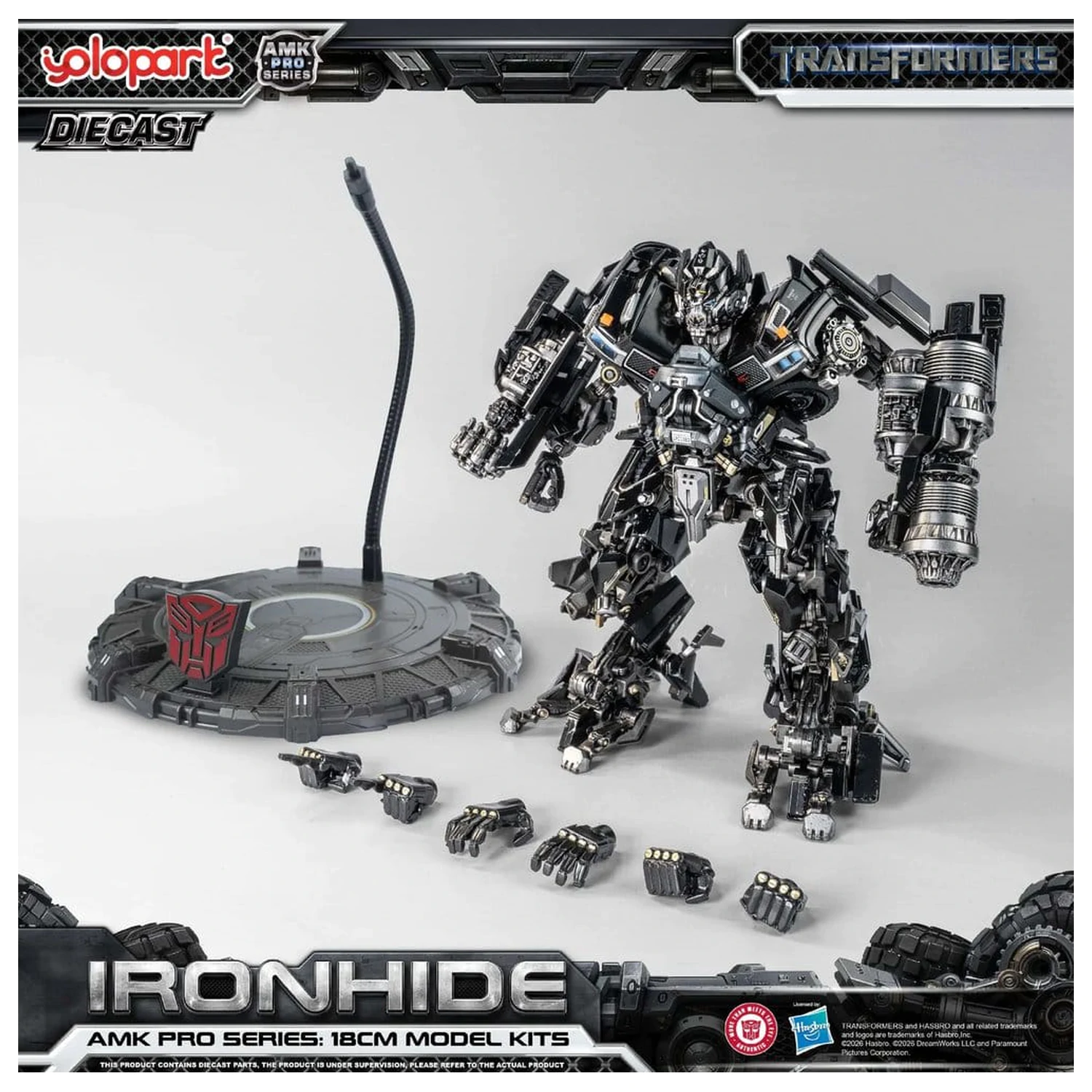 Transformers (2007) AMK PRO Series Plastic Model Kit Ironhide 18 cm product photo