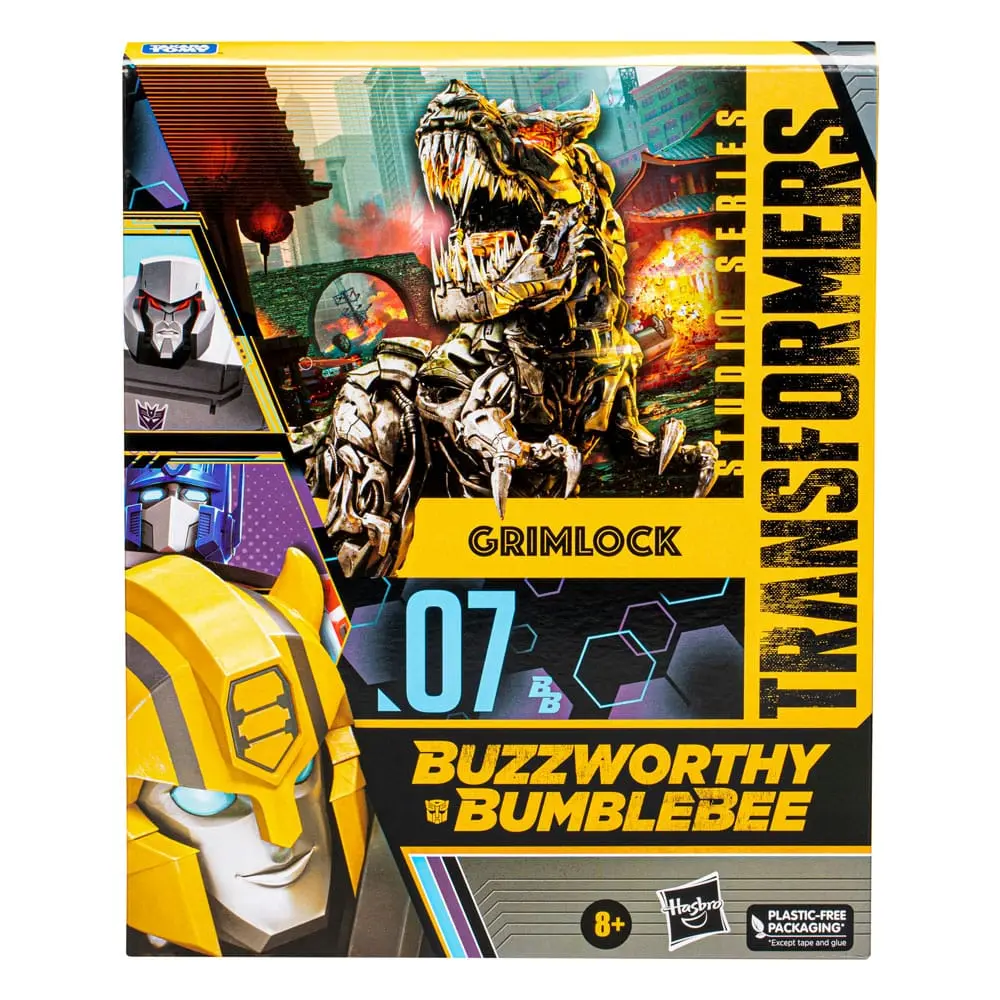 Transformers: Age of Extinction Buzzworthy Bumblebee Leader Class Action Figure 07BB Grimlock 22 cm product photo