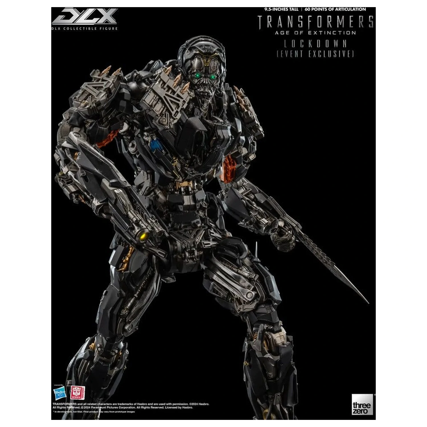 Transformers: Age of Extinction DLX Action Figure 1/6 Lockdown 24 cm product photo