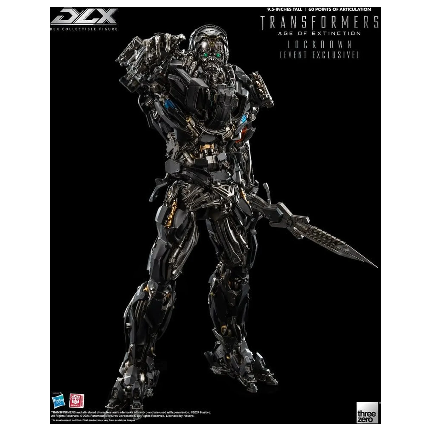 Transformers: Age of Extinction DLX Action Figure 1/6 Lockdown 24 cm product photo