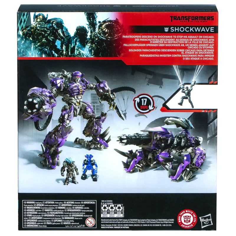 Transformers Age of Extinction Studio Series Shockwave figure 21cm product photo