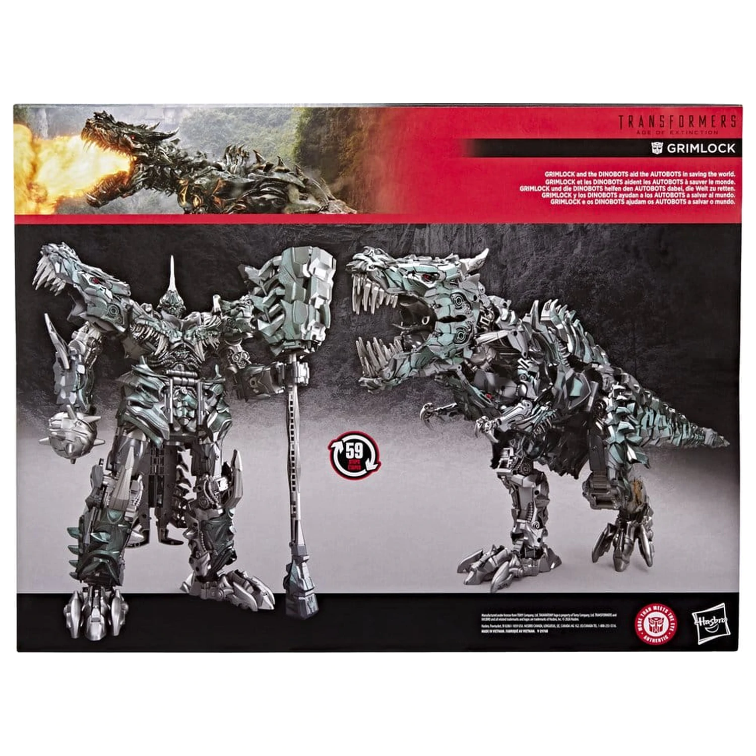 Transformers: Age of Extinction Studio Series Titan Class Action Figure Grimlock 38 cm product photo