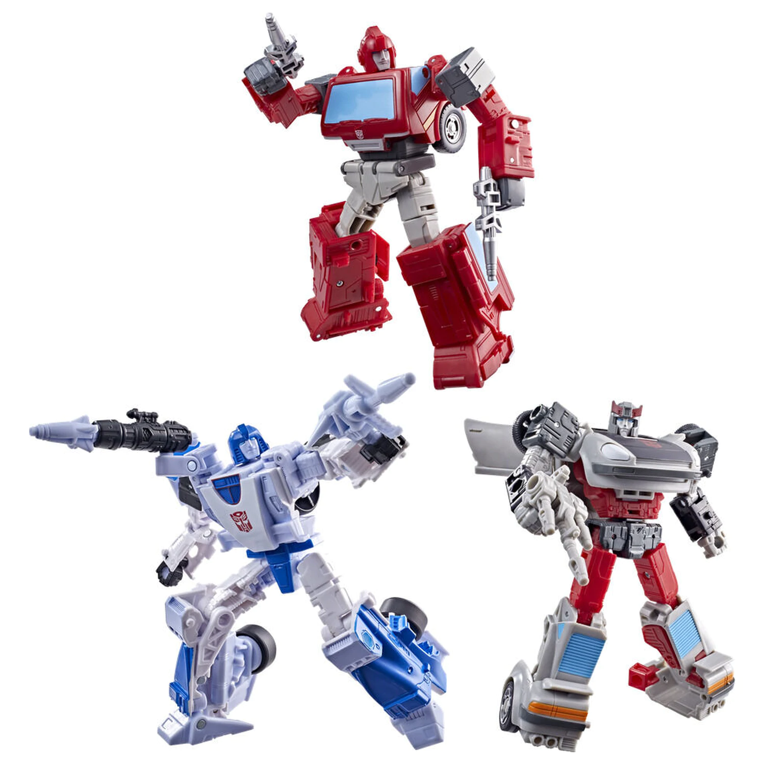 Transformers Age of the Primes Atobot Mirage & Ironhide & Bluestreak set 3 figures 13-15cm product photo