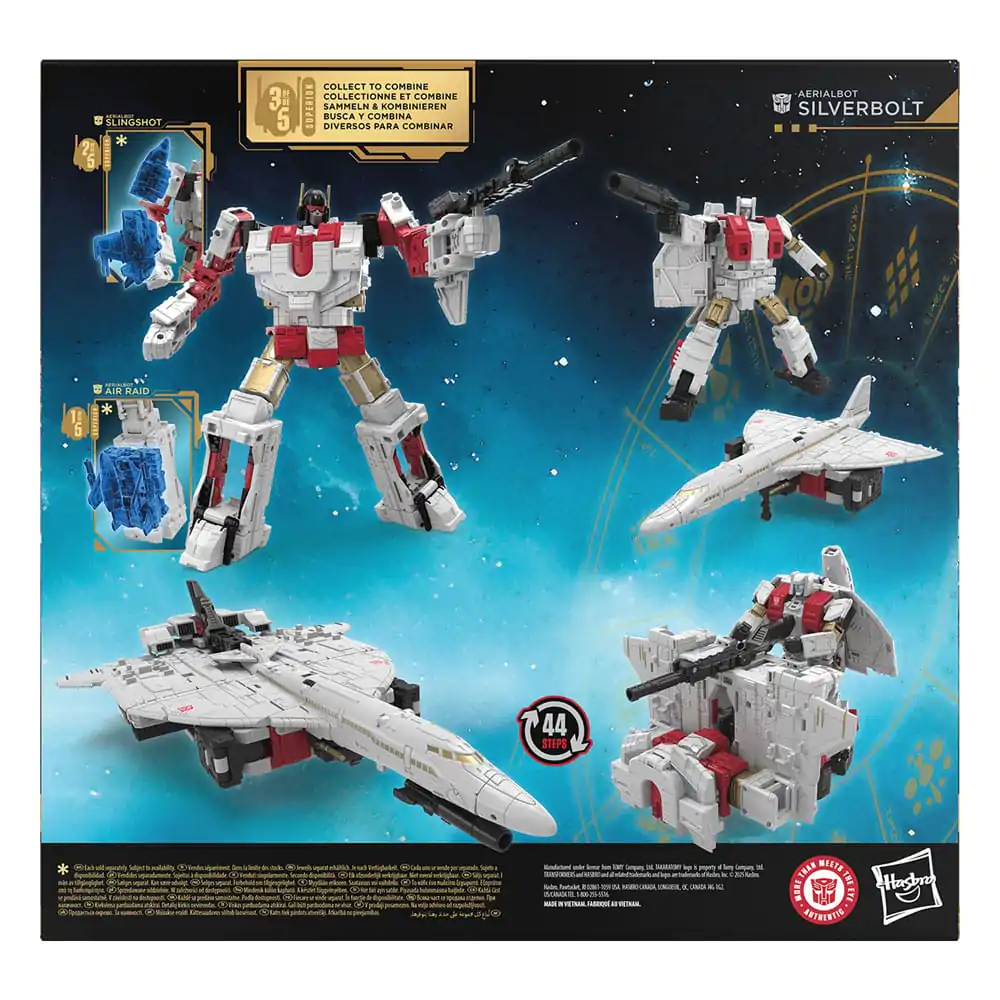 Transformers Age of the Primes Commander Class Action Figure Aerialbot Silverbot 18 cm product photo