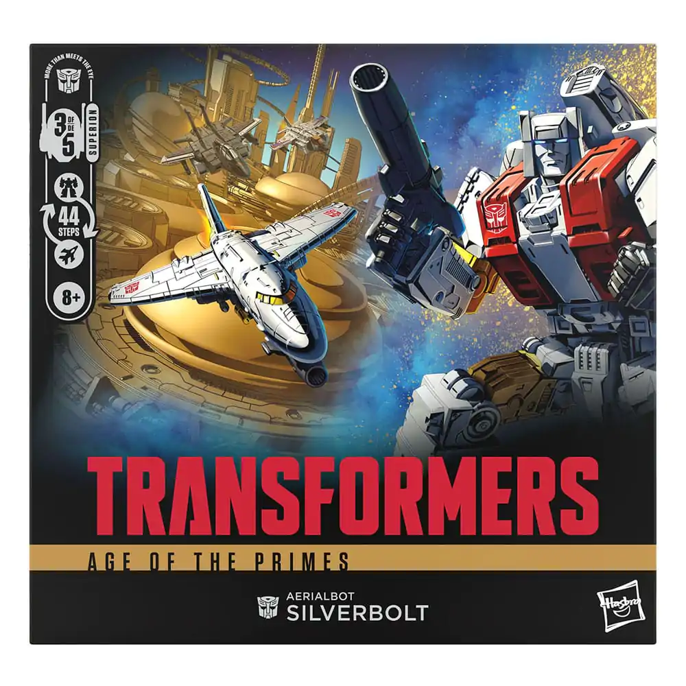 Transformers Age of the Primes Commander Class Action Figure Aerialbot Silverbot 18 cm product photo