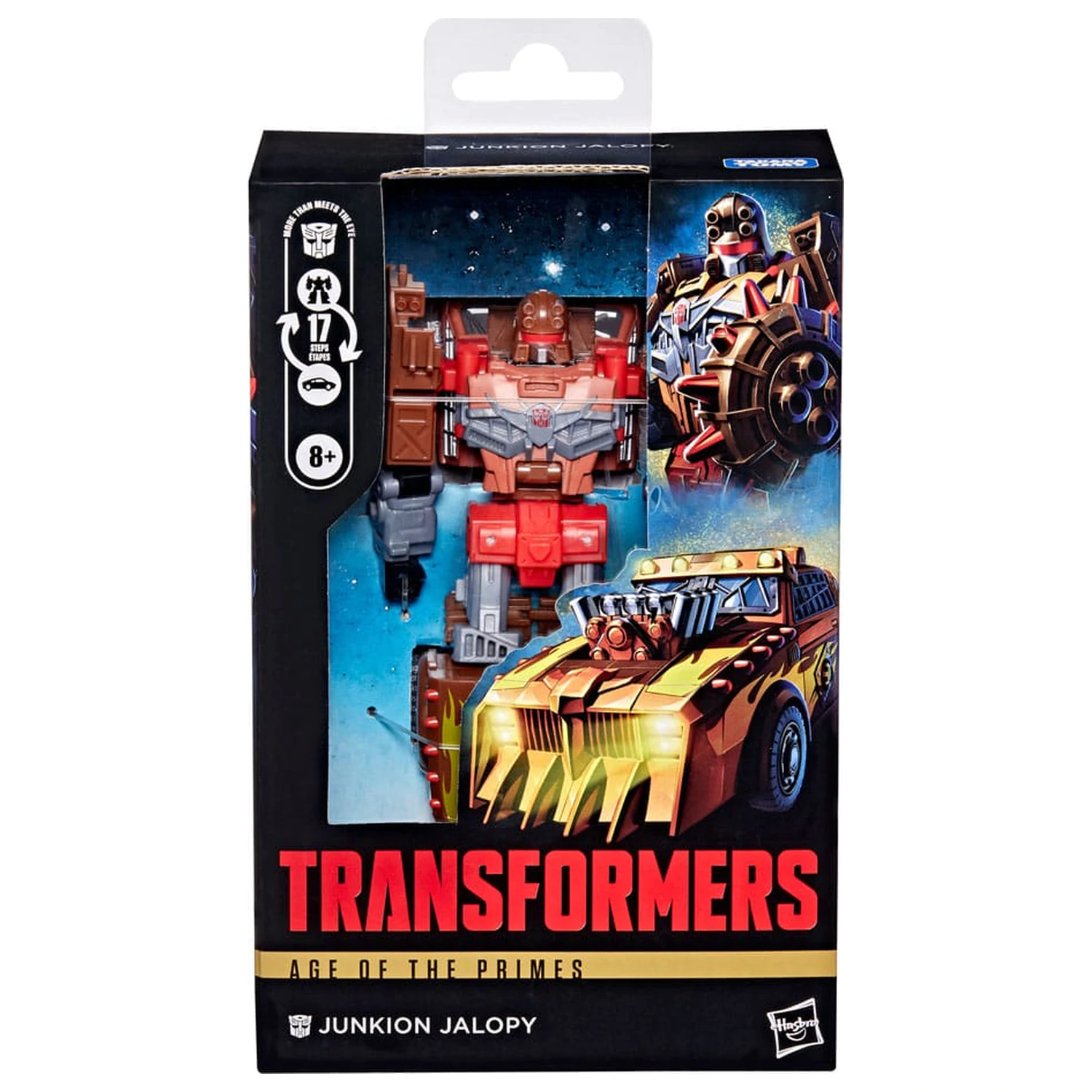 Transformers Age of the Primes Deluxe Class Action Figure Junkion Jalopy 14 cm product photo