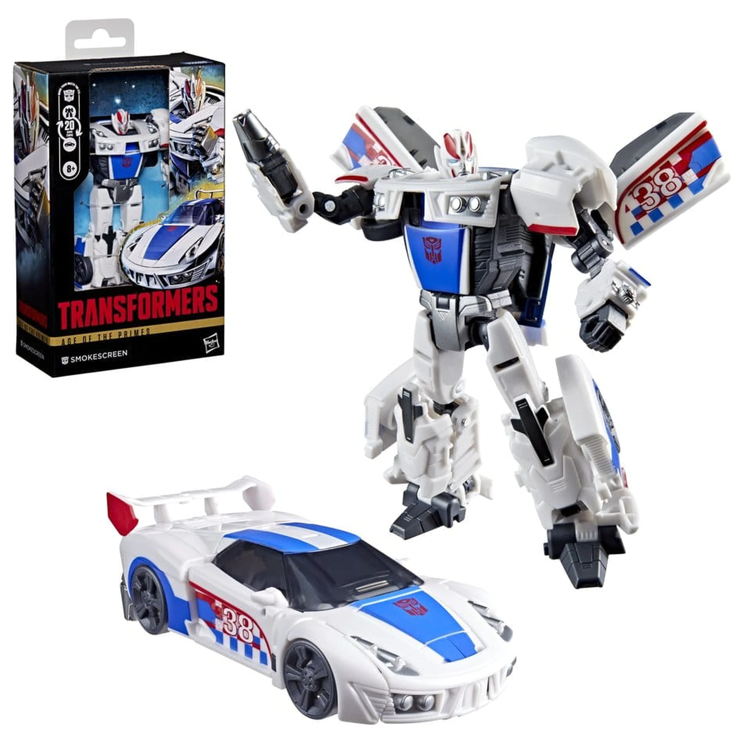 Transformers Age of the Primes Deluxe Class Action Figure Smokescreen 13 cm product photo
