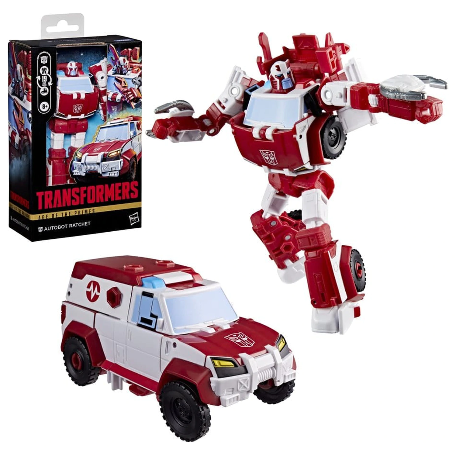 Transformers Age of the Primes Deluxe Class Action Figure Autobot Ratchet 15 cm product photo