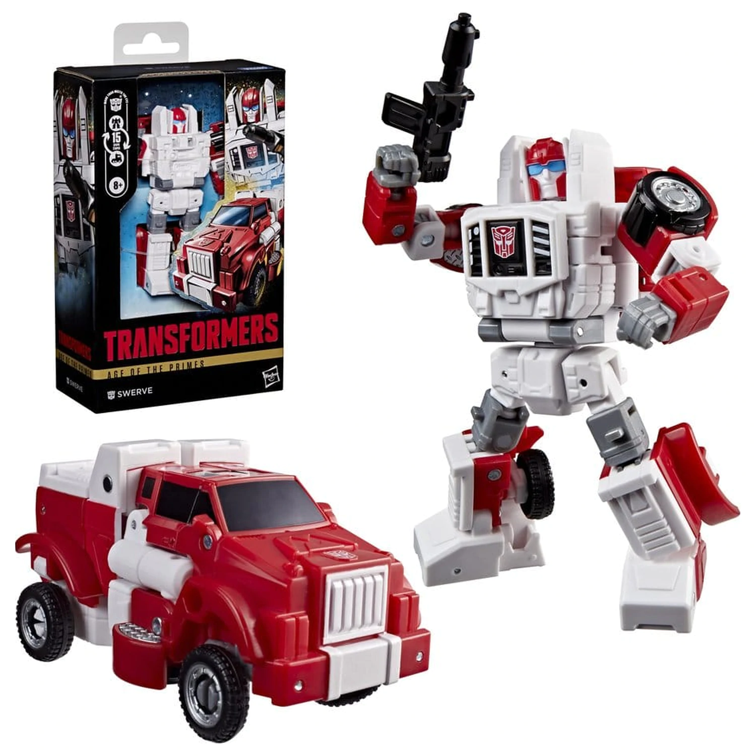 Transformers Age of the Primes Deluxe Class Action Figure Swerve 11 cm product photo