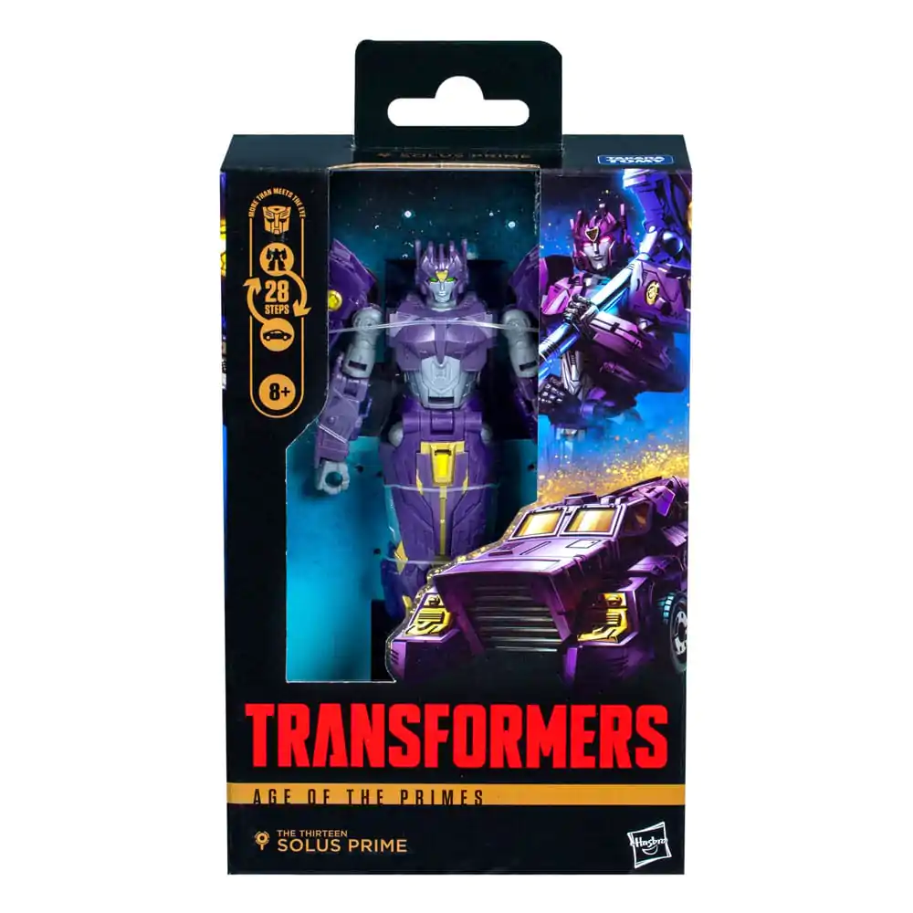 Transformers Age of the Primes Deluxe Class Action Figure The Thirteen Autobot Solus Prime 14 cm termékfotó