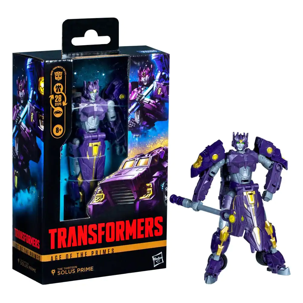 Transformers Age of the Primes Deluxe Class Action Figure The Thirteen Autobot Solus Prime 14 cm termékfotó