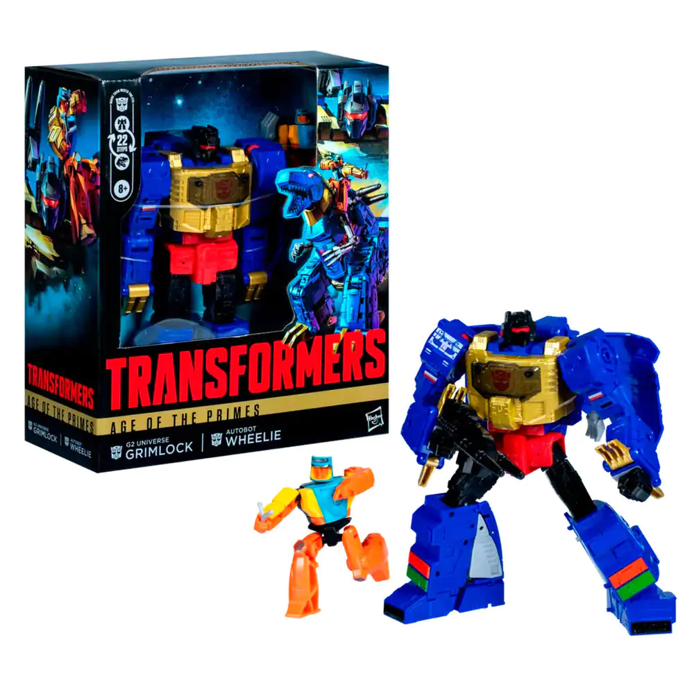 Transformers Age of the Primes G2 Universe Grimlock Autobot Wheelie figure 19cm termékfotó