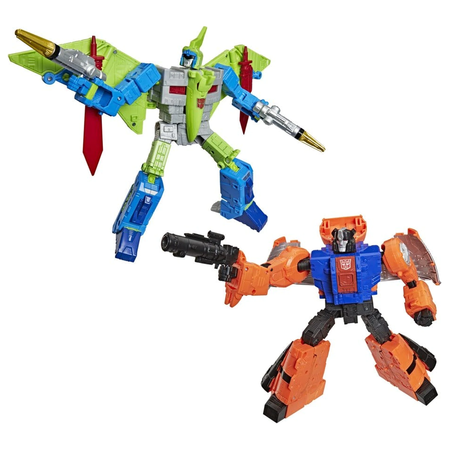 Transformers Age of the Primes Leader Class Action Figure 2-Pack G2 G2 Dinobot Swoop & G2 Dinobot Sludge 19 cm product photo