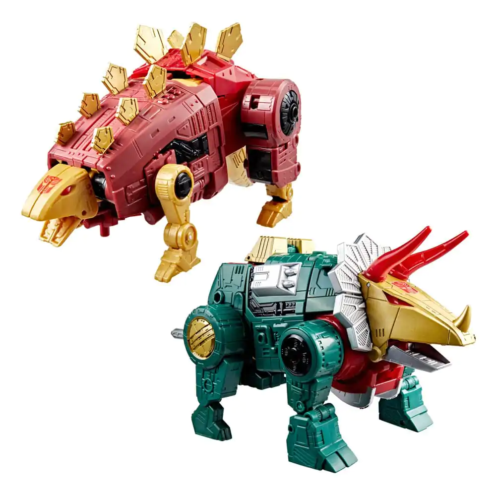 Transformers Age of the Primes Leader Class Action Figure G2 Universe Dinobots Snarl & Slug 19 cm product photo