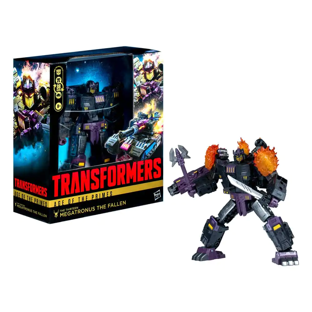 Transformers Age of the Primes Leader Class Action Figure The Thirteen Megatronus the Fallen 19 cm termékfotó