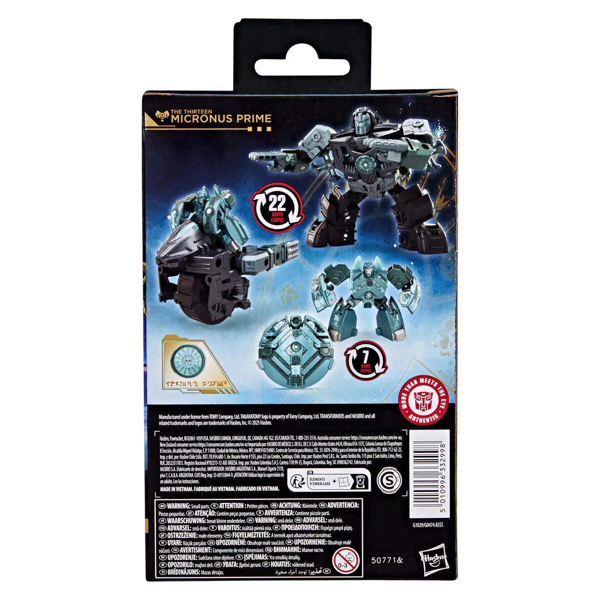 Transformers Age of the Primes Micronus Prime figure 14cm product photo