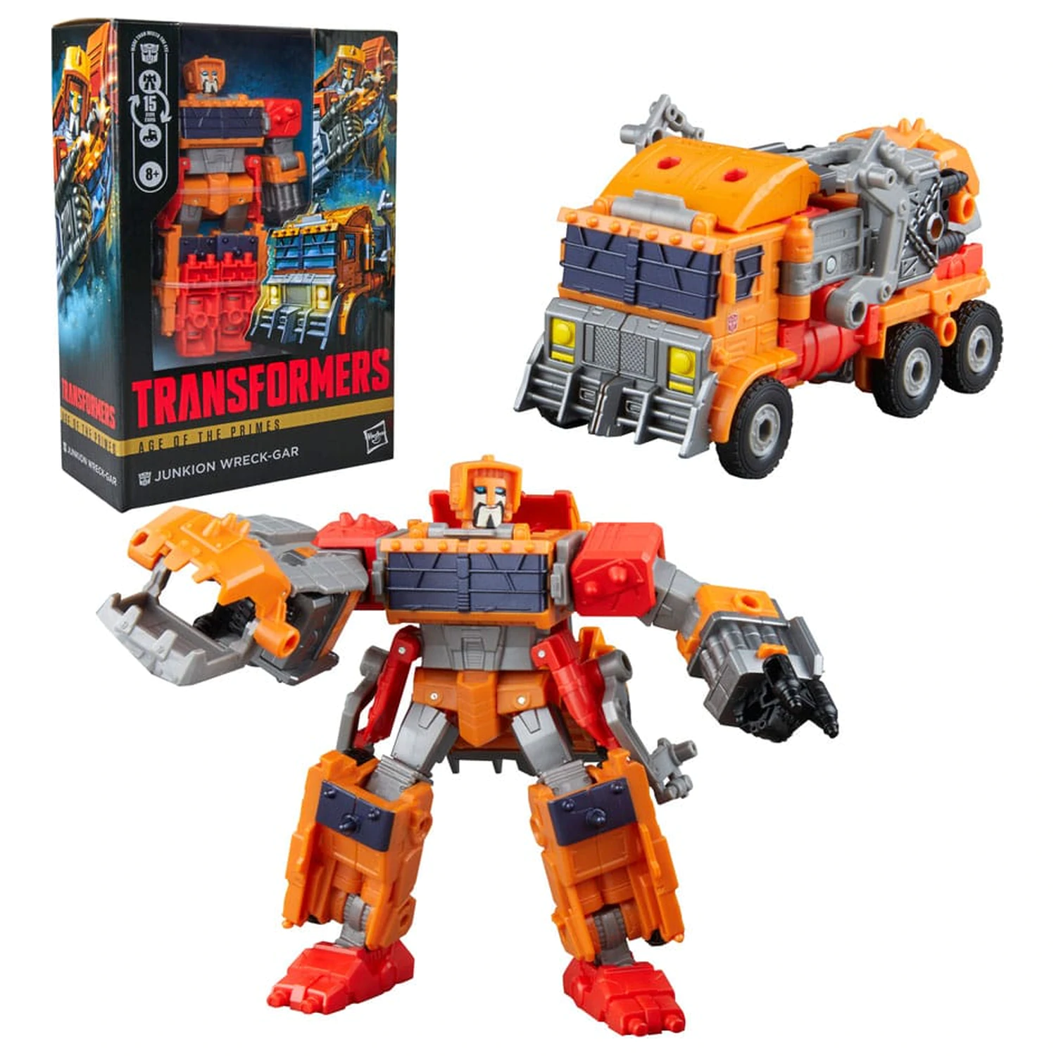 Transformers Age of the Primes Voyager Class Action Figure Junkion Wreck-Gar 18 cm product photo