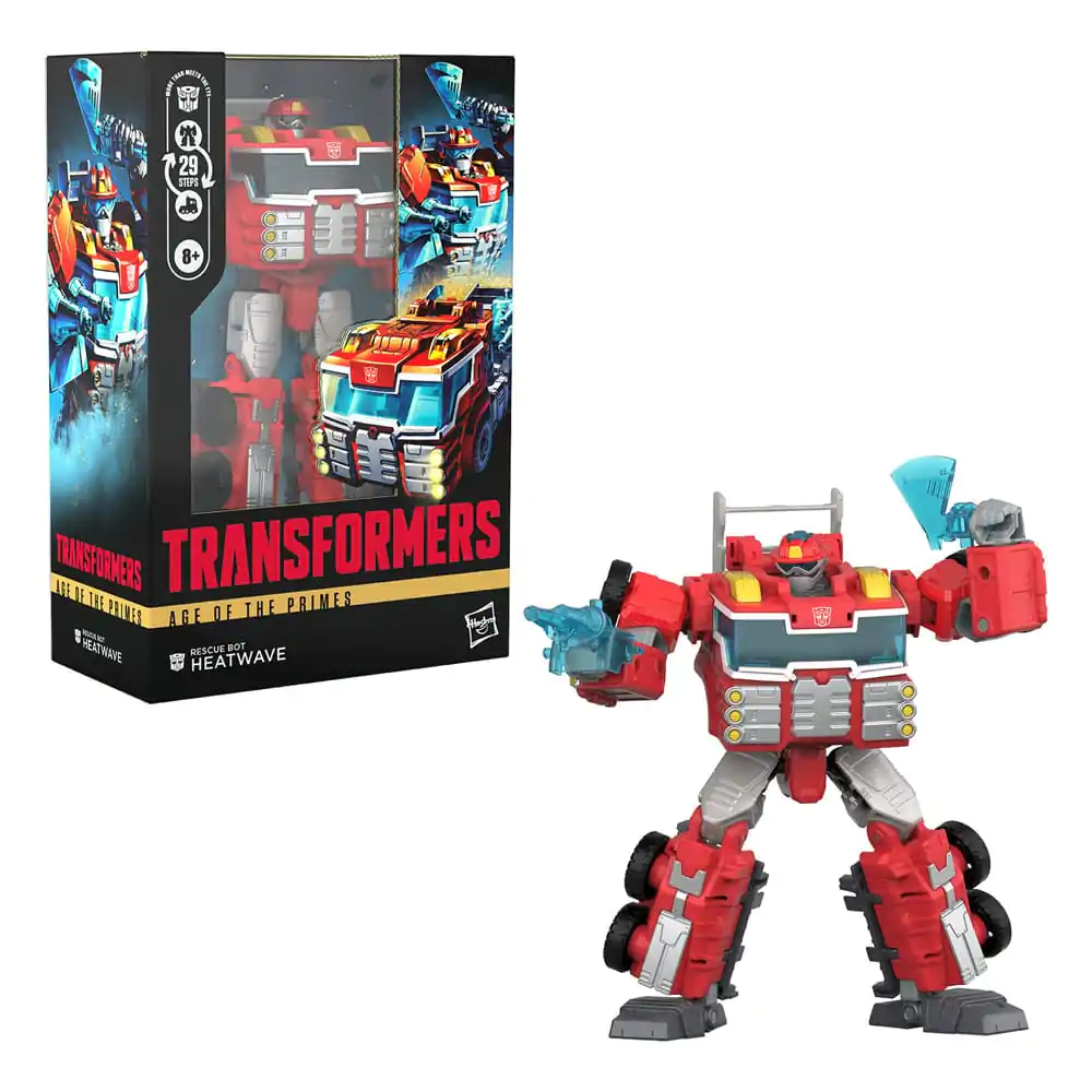 Transformers Age of the Primes Voyager Class Action Figure Rescue Bot Heatwave 18 cm product photo