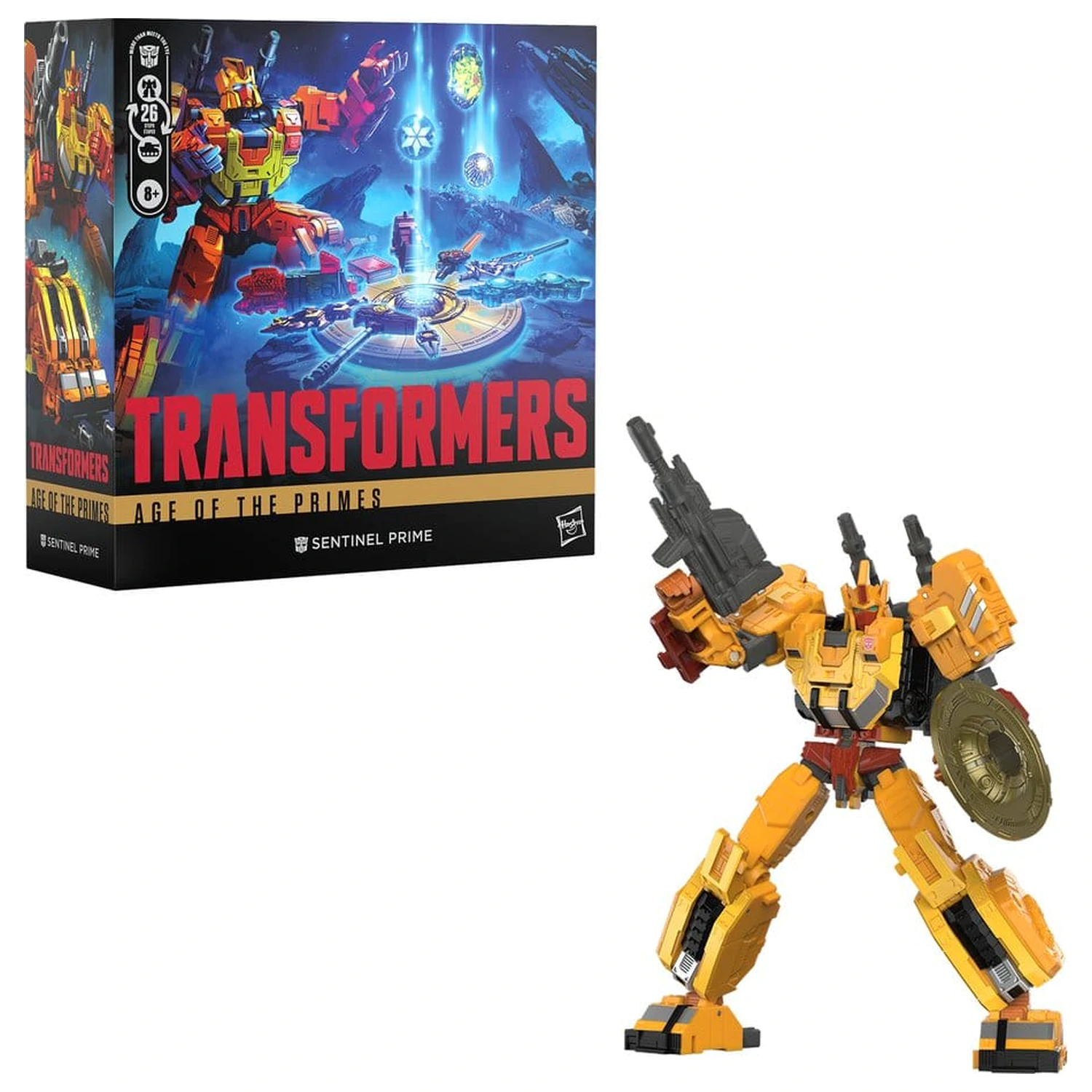Transformers Age of the Primes Voyager Class Action Figure Sentinel Prime 18 cm product photo