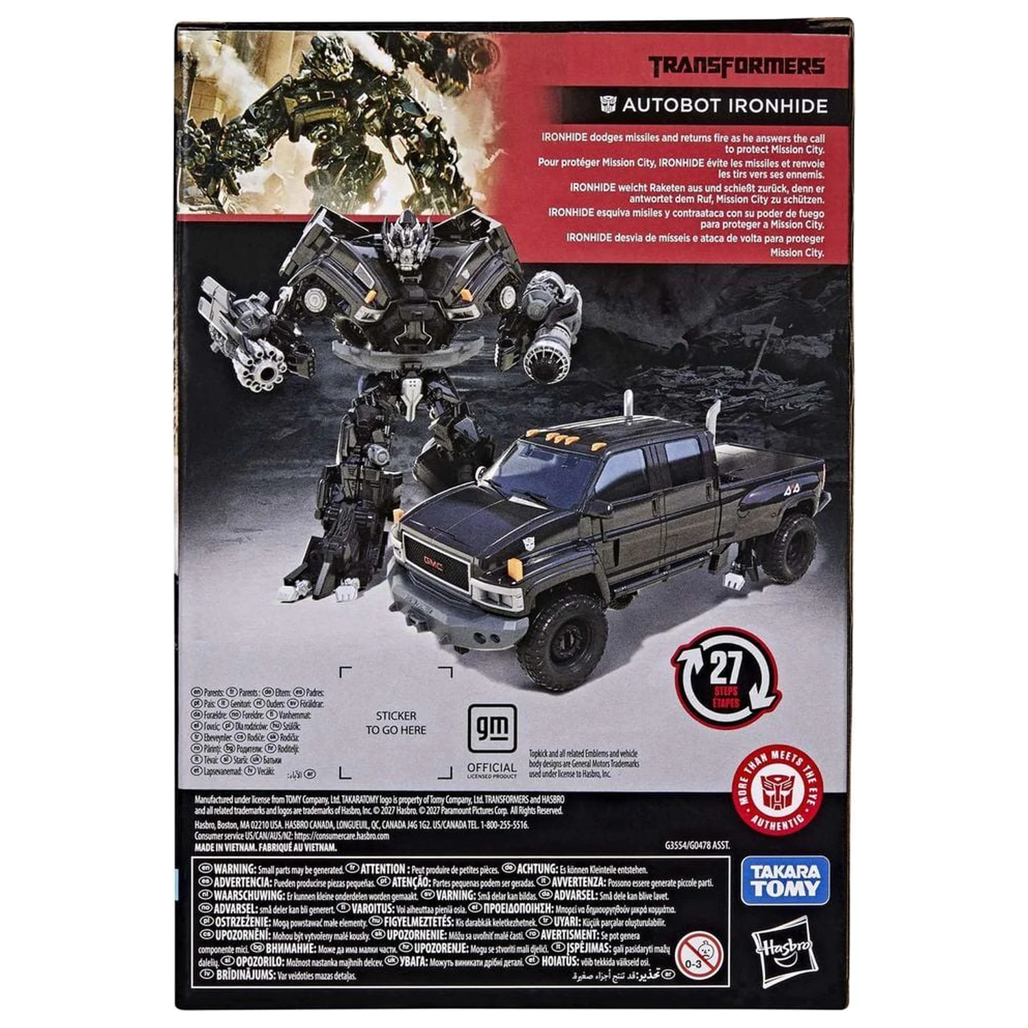 Transformers Autobot Ironhide figure 16,5cm product photo