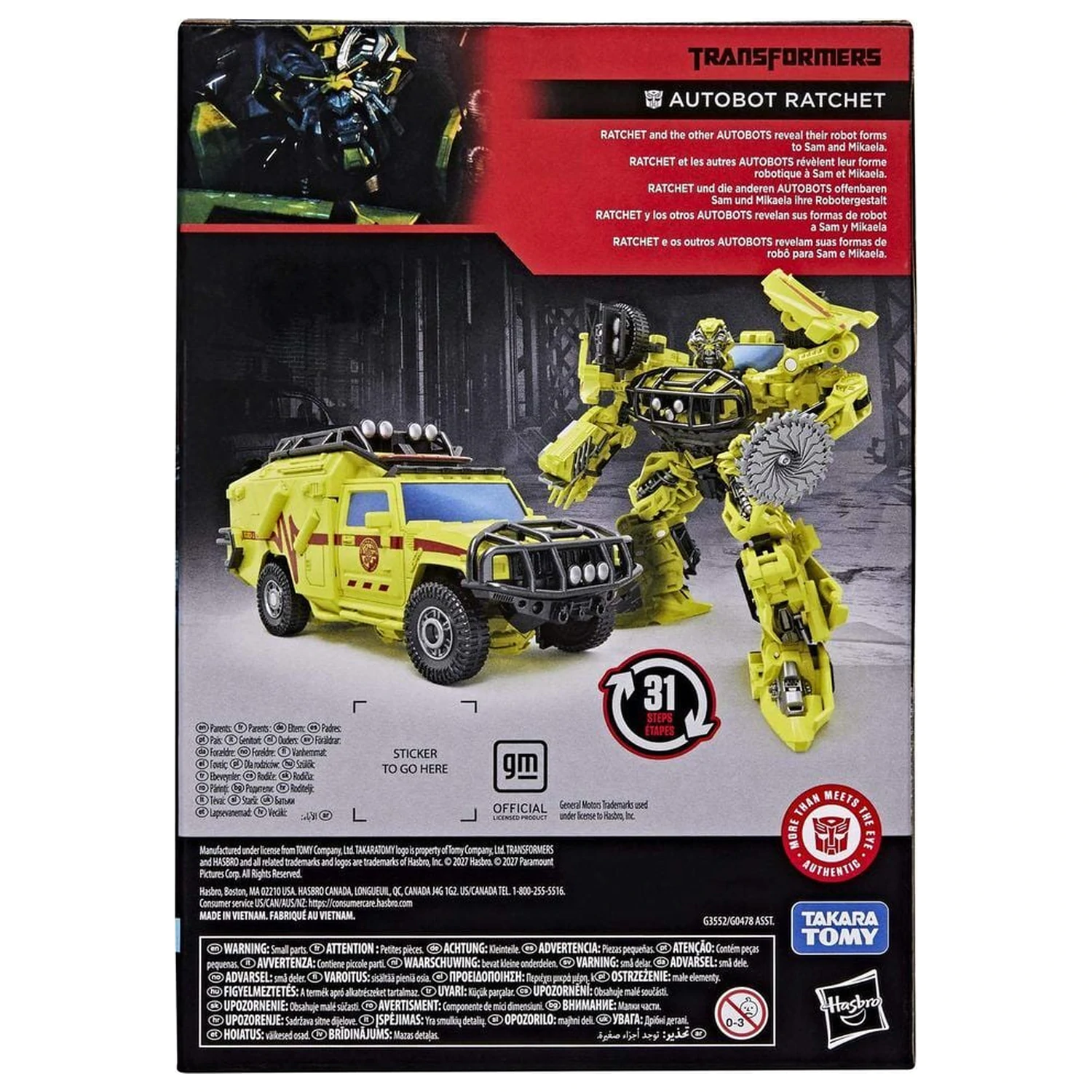 Transformers Autobot Ratchet figure 16,5cm product photo