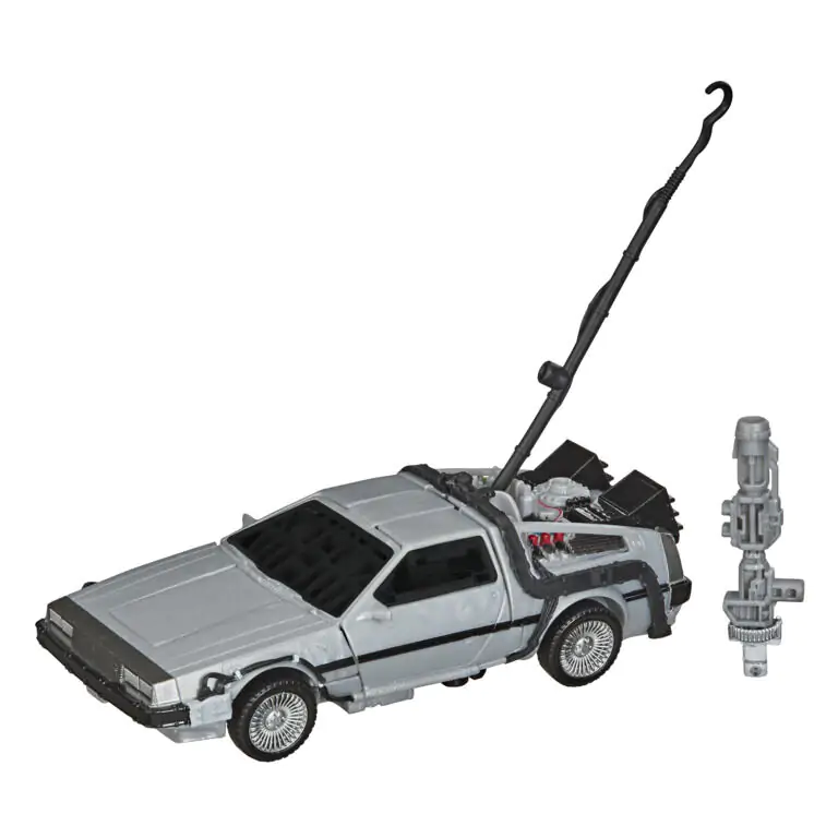Transformers Back to the Future Delorean Gigawatt figure 14cm product photo