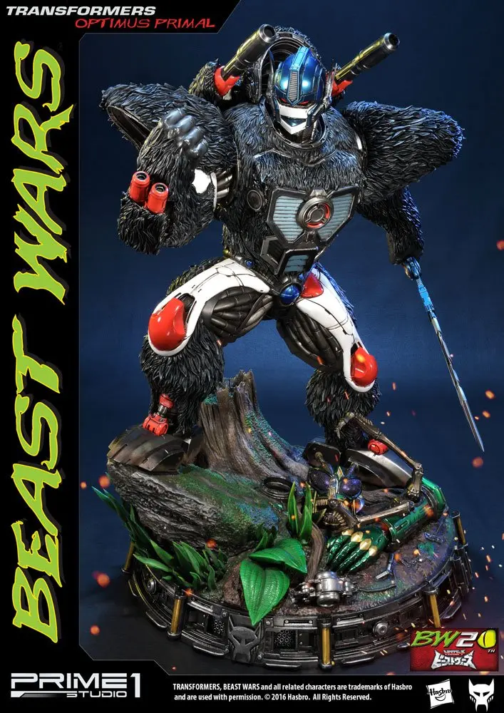 Transformers Beast Wars 1/3 Statue Optimus Primal 63 cm product photo